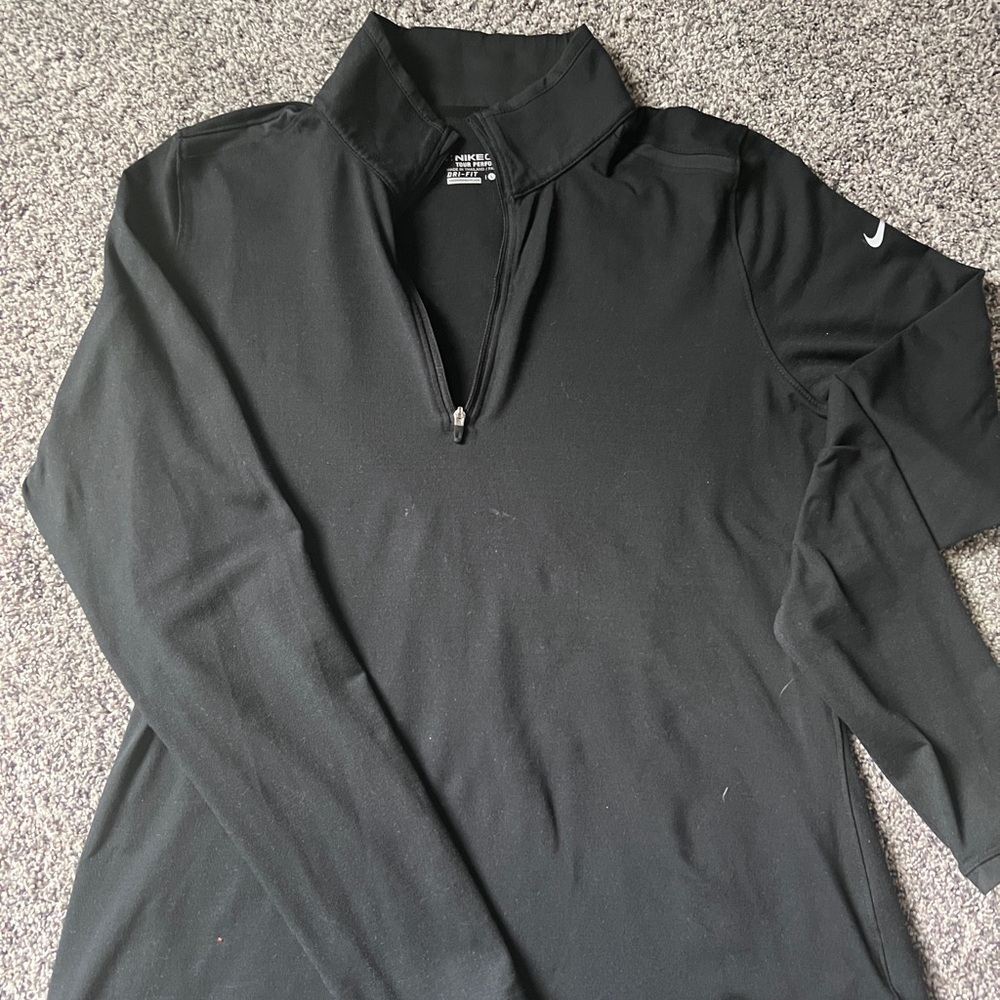 Nike Golf women’s Size L, quarter zip pullover Black